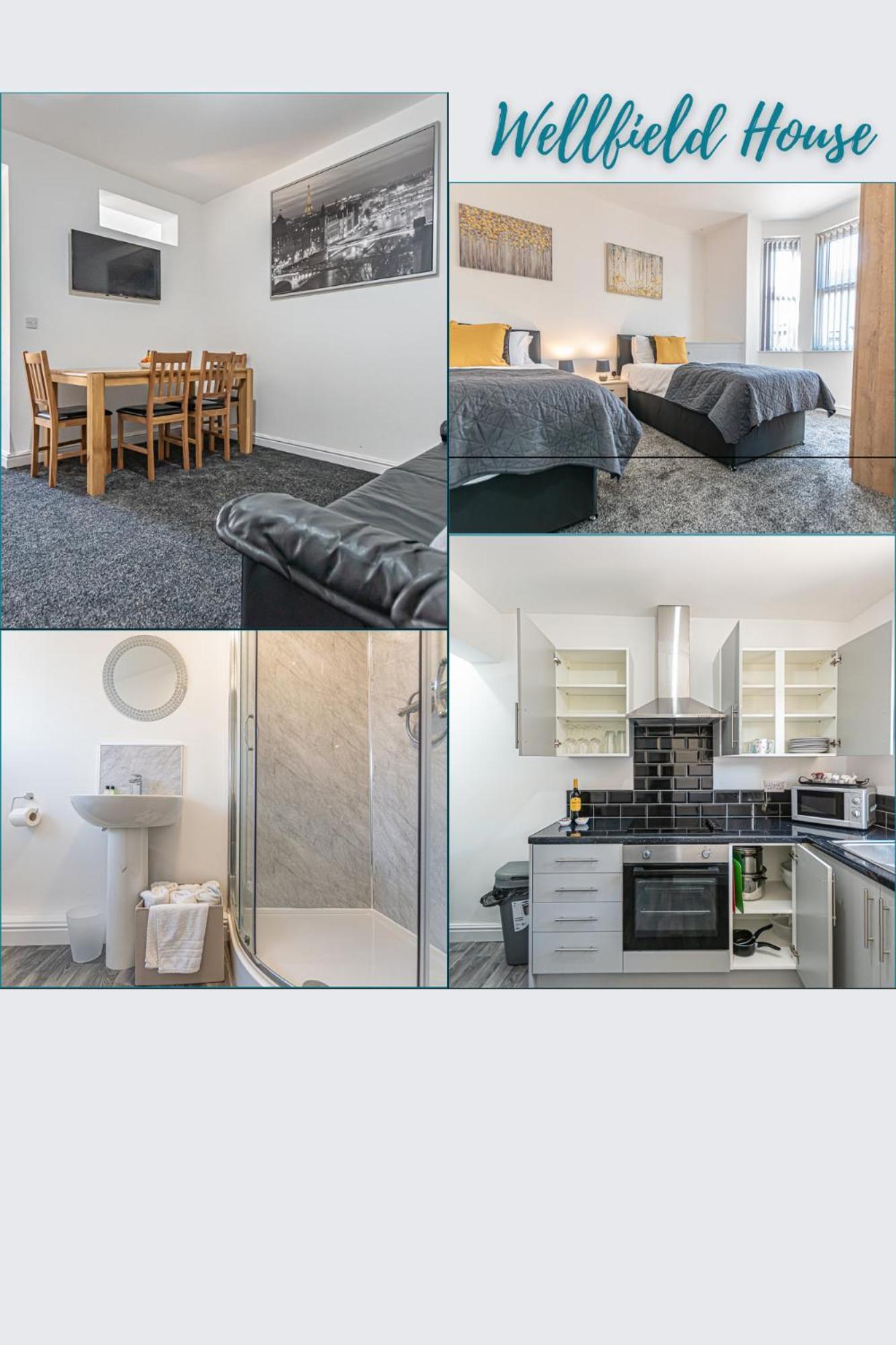Wellfield Serviced Accommodation วอร์ริงตัน ภายนอก รูปภาพ